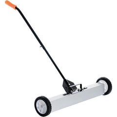 Vestil - 28-1/2" Long Magnetic Sweeper with Wheels - USA Tool & Supply