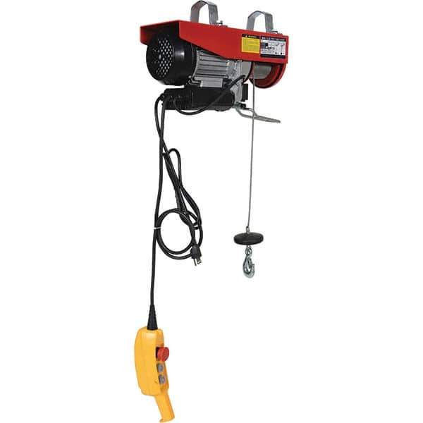Vestil - Electric Hoists   Type: Cable Hoists    Load Capacity (Lb.): 1,500 - USA Tool & Supply