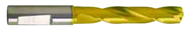 6.5mm Dia. - Carbide HP 5xD Drill-140° Point-Coolant-TiN - USA Tool & Supply