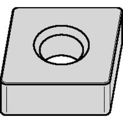 CNGA 433 A|None CW2015, 3/64″ Corner Radius, 3/16″ Thick, 1/2″ Inscribed Circle, Uncoated, Turning Indexable Insert - USA Tool & Supply