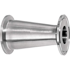 Value Collection - Sanitary Stainless Steel Pipe Fittings Type: Straight Reducer Style: Quick-Clamp - USA Tool & Supply