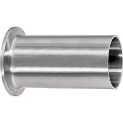 Value Collection - Sanitary Stainless Steel Pipe Fittings Type: Long Ferrule Style: Quick-Clamp to Butt Weld - USA Tool & Supply