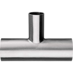 Value Collection - Sanitary Stainless Steel Pipe Fittings Type: Tee Reducer Style: Butt Weld - USA Tool & Supply