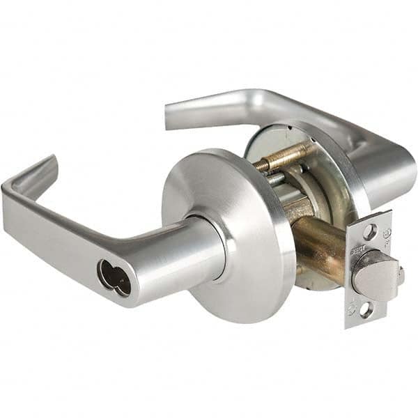 Best - Communicating Lever Lockset for 1-3/4 to 2-1/4" Thick Doors - USA Tool & Supply