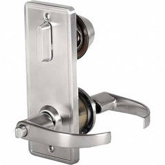 Stanley - Entry Lever Lockset for 1-3/8 to 1-3/4" Thick Doors - USA Tool & Supply