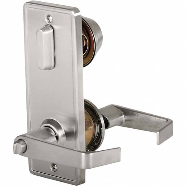 Stanley - Entry Lever Lockset for 1-3/8 to 1-3/4" Thick Doors - USA Tool & Supply