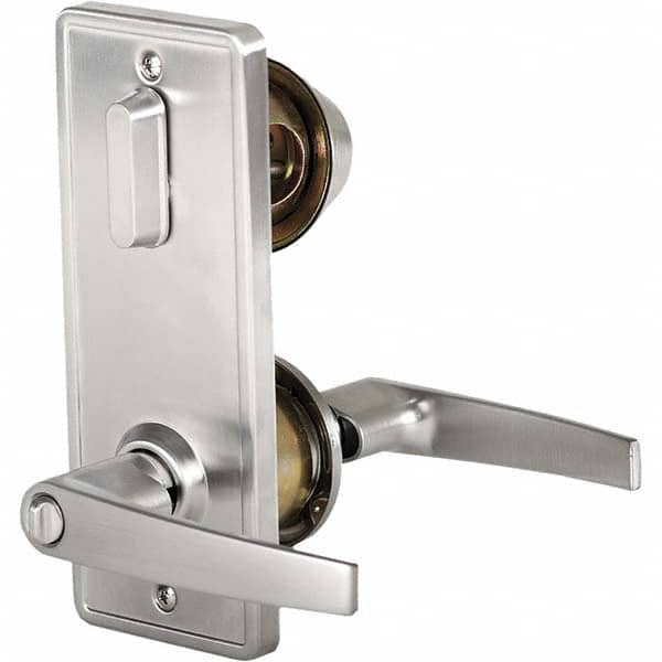 Stanley - Entry Lever Lockset for 1-3/8 to 1-3/4" Thick Doors - USA Tool & Supply