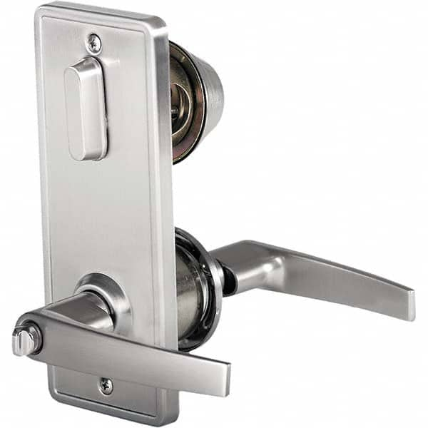 Stanley - Entry Lever Lockset for 1-3/8 to 1-3/4" Thick Doors - USA Tool & Supply