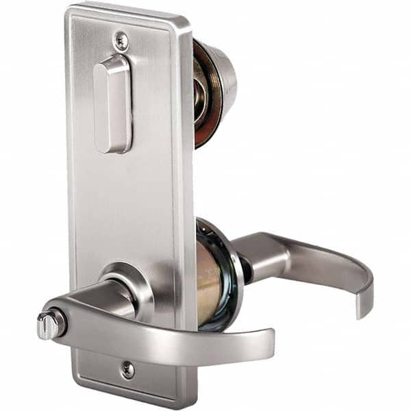 Stanley - Entry Lever Lockset for 1-3/8 to 1-3/4" Thick Doors - USA Tool & Supply