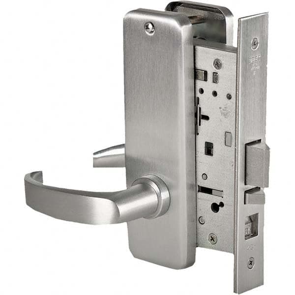 Best - Office Lever Lockset for 1-3/4" Thick Doors - USA Tool & Supply