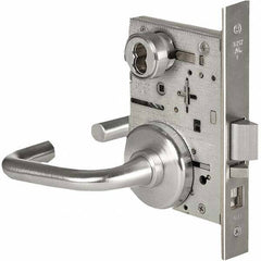 Best - Office Lever Lockset for 1-3/4" Thick Doors - USA Tool & Supply