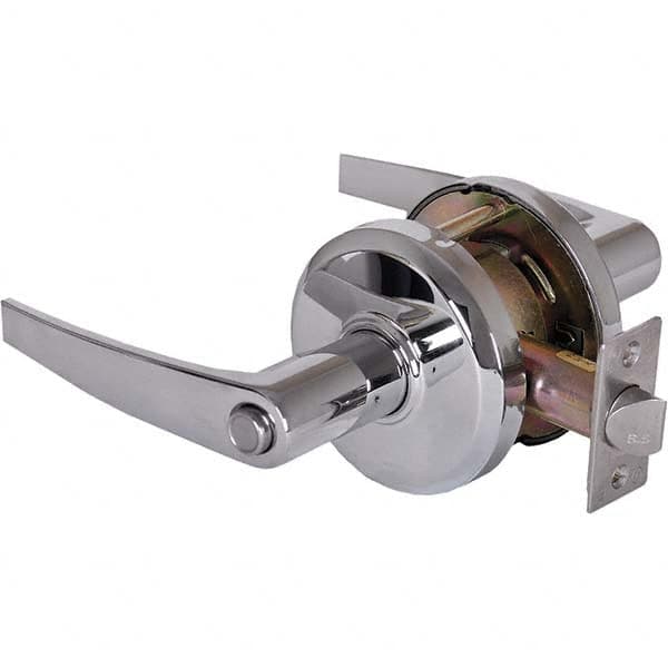 Stanley - Privacy Lever Lockset for 1-3/8 to 2" Thick Doors - USA Tool & Supply