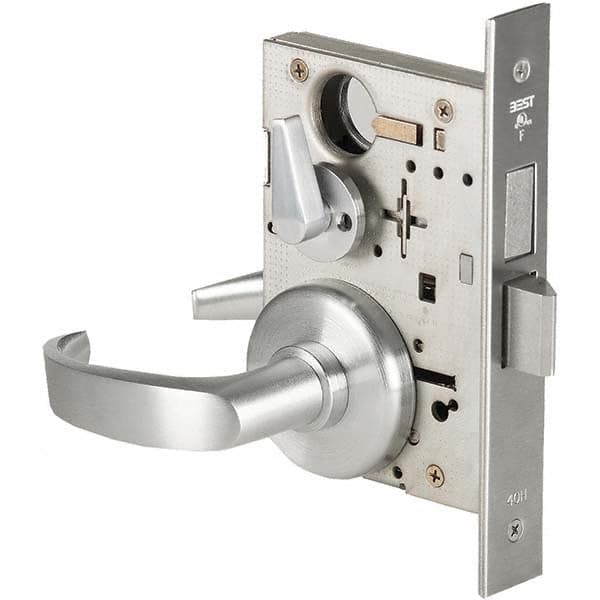 Best - Privacy Lever Lockset for 1-3/4" Thick Doors - USA Tool & Supply