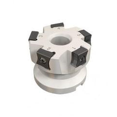 90° Arbor Mnt Face Mill-F90LND2.50-06-1.00-R-N11 - USA Tool & Supply