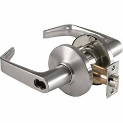 Best - Storeroom Lever Lockset for 1-3/4 to 2-1/4" Thick Doors - USA Tool & Supply