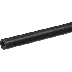 USA Sealing - 3/8" ID x 1/2" OD, 48" Long, Black Carbon Fiber (Unidirectional) Round Tube - USA Tool & Supply