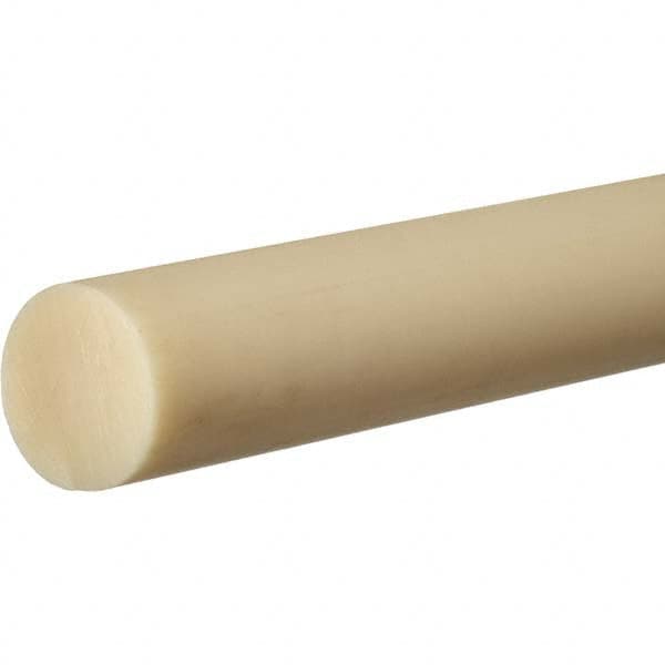 USA Sealing - 6' x 2" Beige ABS Rod - USA Tool & Supply