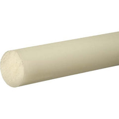 USA Sealing - 1' x 2" Semi-Clear White Polypropylene Rod - USA Tool & Supply