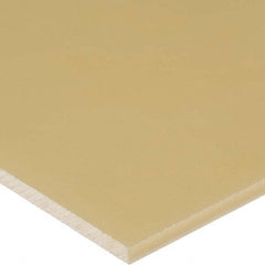 Plastic Sheet: Acrylonitrile Butadiene Styrene, 1″ Thick, 6″ Long, Beige, 6,000 psi Tensile Strength Rockwell R-105