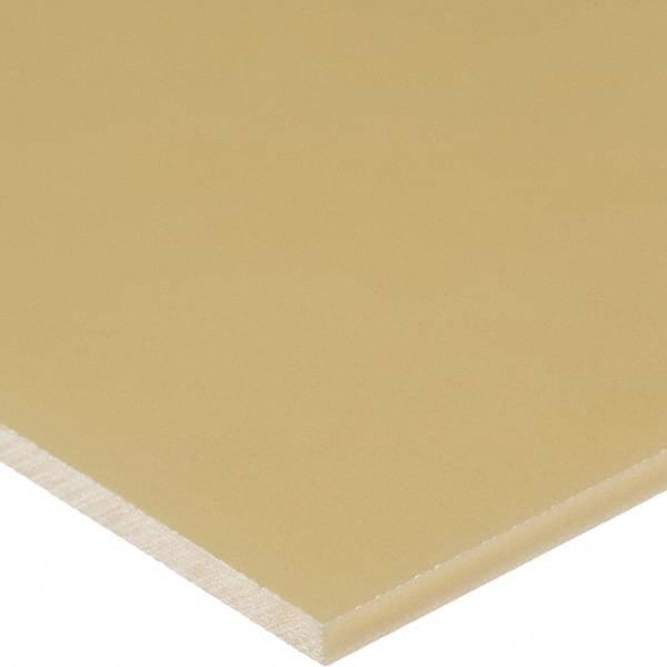 USA Sealing - 2' x 3" x 1/2" Beige PEEK Rectangular Bar - USA Tool & Supply