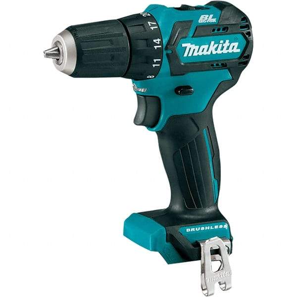 Makita - 12 Volt 3/8" Chuck Pistol Grip Handle Cordless Drill - 0-1700 RPM, Keyless Chuck, Reversible, Lithium-Ion Batteries Not Included - USA Tool & Supply