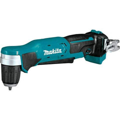 Makita - 12 Volt 3/8" Chuck Right Angle Handle Cordless Drill - 0-1100 RPM, Keyless Chuck, Reversible, Lithium-Ion Batteries Not Included - USA Tool & Supply