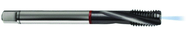 M12x1.75 6HX 3-Flute PM Cobalt Red Ring Semi-Bottoming 15 degree Spiral Flute Tap-TiCN - USA Tool & Supply