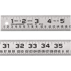 Lufkin - Steel Rules Length (Inch): 36 Graduation Style: Inch - USA Tool & Supply