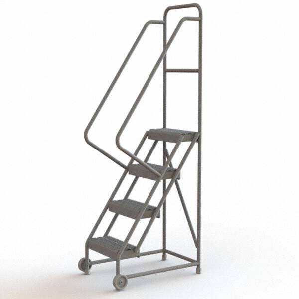 TRI-ARC - Rolling & Wall Mounted Ladders & Platforms Type: TiltNRoll Rolling Ladder Style: Tilt & Roll Safety Ladder - USA Tool & Supply