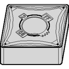 CNMG 431 Double-sided|G WK20CT, 1/64″ Corner Radius, 3/16″ Thick, 1/2″ Inscribed Circle, TiN, Turning Indexable Insert - USA Tool & Supply