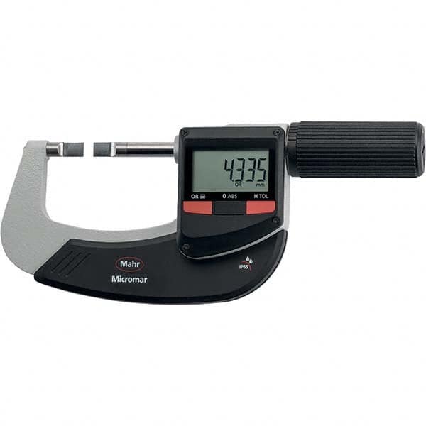 Mahr - Electronic Outside Micrometers Type: Standard Minimum Measurement (Decimal Inch): 1.0000 - USA Tool & Supply