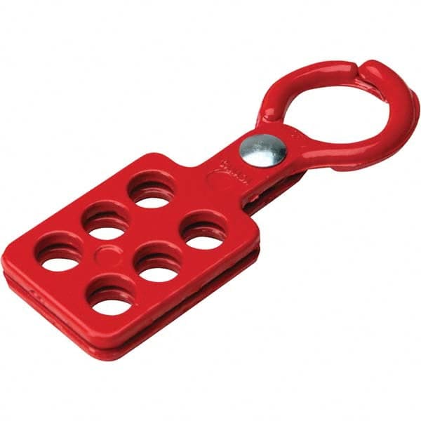 Brady - Lockout Hasps Hasp Type: Scissor-Action Jaw Type: Single Jaw - USA Tool & Supply