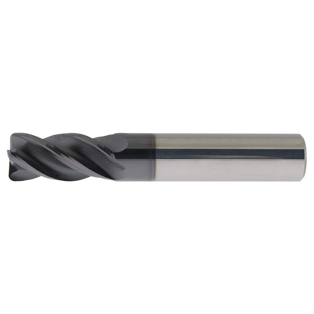 ProMax - Corner Radius & Corner Chamfer End Mills; Mill Diameter (Inch): 3/8 ; Mill Diameter (Decimal Inch): 0.3750 ; End Type: Single ; Corner Radius (Inch): 0.0900 ; Number of Flutes: 4 ; Material: Solid Carbide - Exact Industrial Supply
