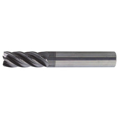 ProMax - 1" Diam, 2" LOC, 1" Shank Diam, 4-1/2" OAL, 5 Flute, Solid Carbide, Single End Square End Mill - Exact Industrial Supply