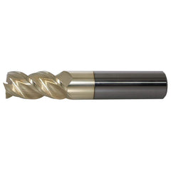 ProMax - Corner Radius & Corner Chamfer End Mills; Mill Diameter (Inch): 1/2 ; Mill Diameter (Decimal Inch): 0.5000 ; End Type: Single ; Corner Radius (Inch): 0.0300 ; Number of Flutes: 3 ; Material: Solid Carbide - Exact Industrial Supply