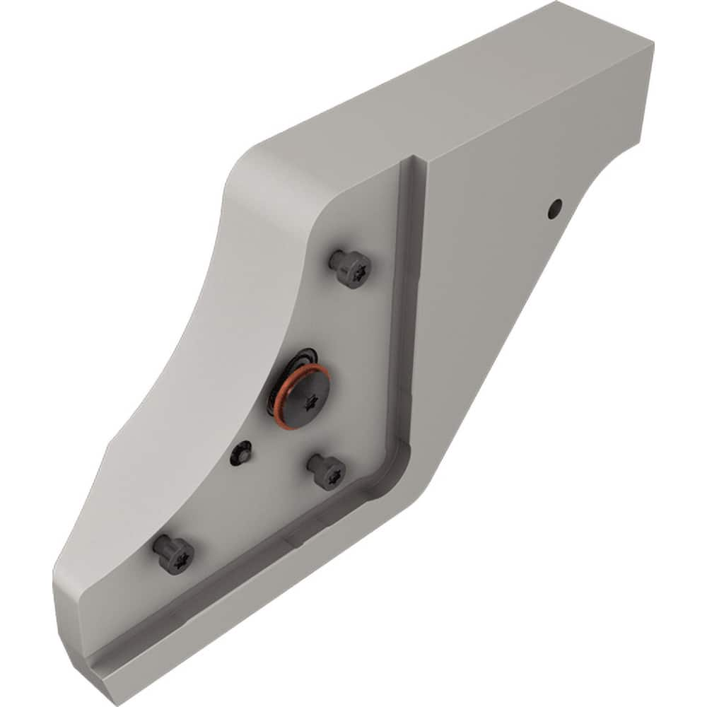 Iscar - Indexable Cut-Off Blade Tool Blocks; Tool Block Style: TGTBQ ; Blade Height (mm): 61.00 ; Manufacturers Catalog Number: TGTBQ 32R-D82-JHP ; Overall Length (mm): 150.5000 ; Overall Height (mm): 64.00000 ; Shank Height (mm): 32.00 - Exact Industrial Supply