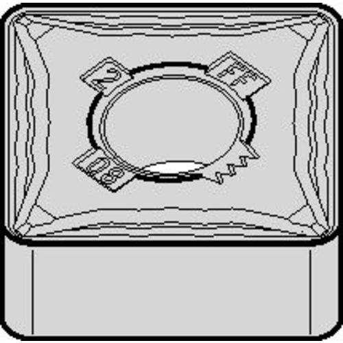 SNMG 432 Double-sided|G WP15CT, 1/32″ Corner Radius, 3/16″ Thick, 1/2″ Inscribed Circle, TiN, Square, Turning Indexable Insert - USA Tool & Supply