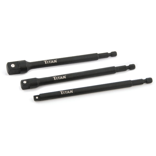 3 Piece 6″ Long Socket Adapter Set - USA Tool & Supply
