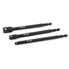 3 Piece 6″ Long Socket Adapter Set - USA Tool & Supply