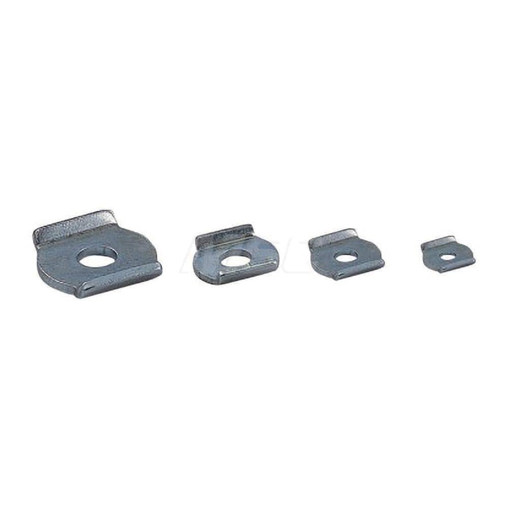 Clamp Spindle Retainers & Flanged Washers; Overall Width (Decimal Inch - 4 Decimals): 0.6180; Material: Carbon Steel; Material: Carbon Steel; Hole Diameter (Decimal Inch): 0.3220; Hole Diameter (mm): 0.3220; Hole Diameter: 0.3220; Finish/Coating: Zinc Pla