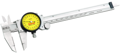 #120M-150 - 0 - 150mm Measuring Range (0.02mm Grad.) - Dial Caliper with Certification - USA Tool & Supply