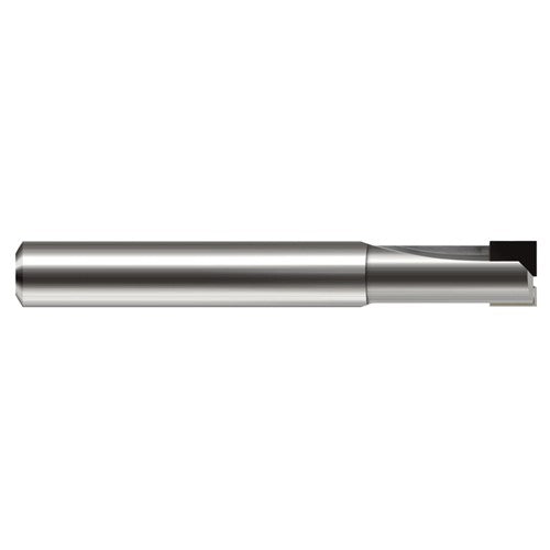Diamond End Mills for Non-Ferrous Materials - PCD Diamond - 0.3750″ (3/8″) Cutter Diameter × 0.2500″ (1/4″) Length of Cut PCD Square End Mill, 2 Flutes - Exact Industrial Supply