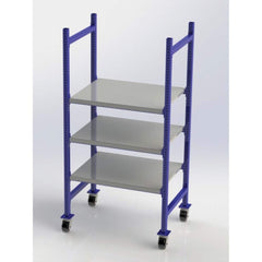 UNEX Manufacturing - Steel Shelving Type: Mobile Pick Tray Rack Starter or Add-On: Starter Unit - USA Tool & Supply