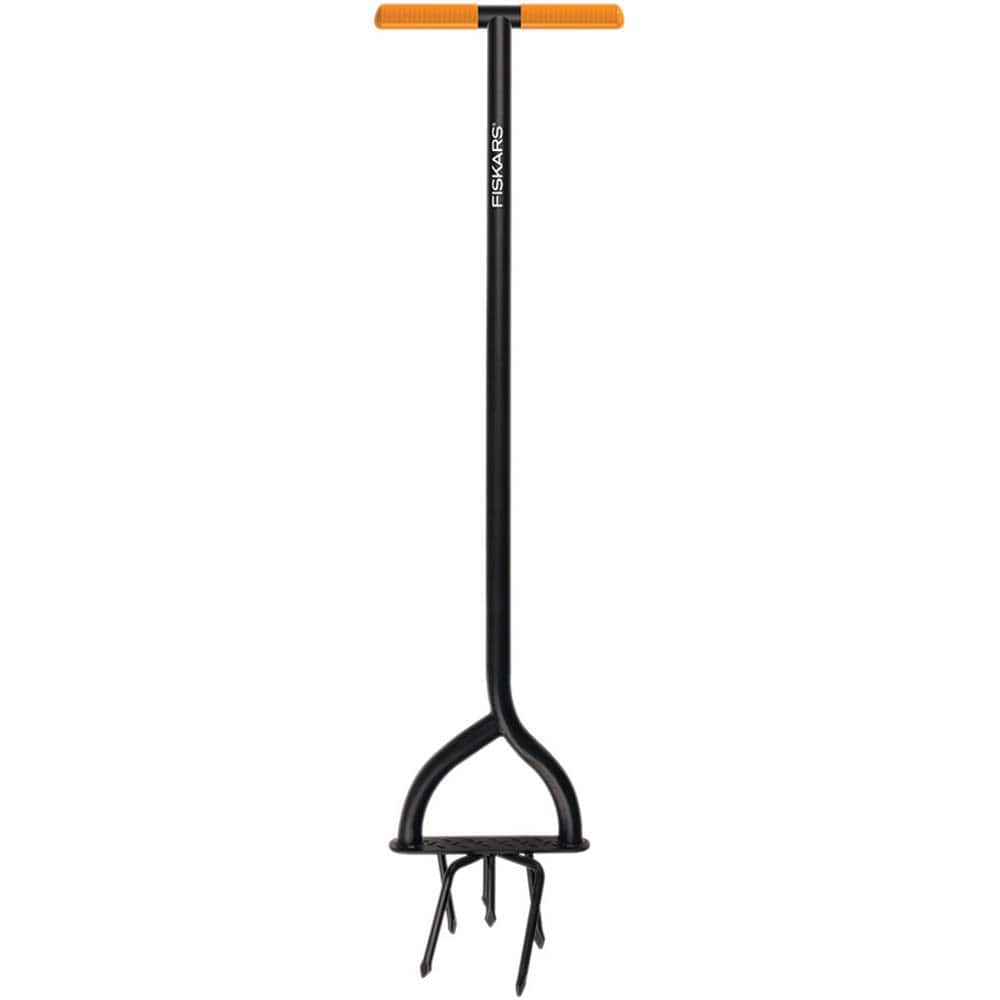 Fiskars - Shovels, Spades, Diggers & Hoes Type: Tiller Blade Type: Pointed - USA Tool & Supply