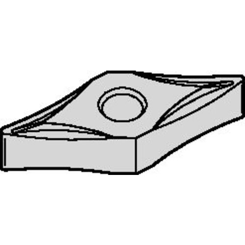 VNGP 432 Hi-Double Positive|P TN15U, 1/32″ Corner Radius, 3/16″ Thick, 1/2″ Inscribed Circle, Uncoated, Turning Indexable Insert - USA Tool & Supply