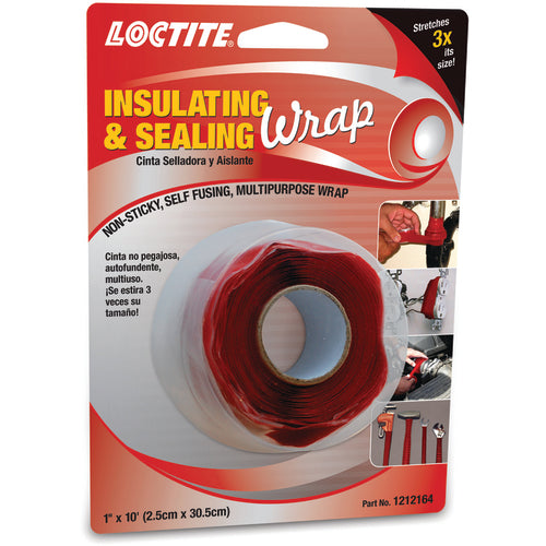 Insulating and Sealing Wrap 1″ × 10 feet Red - USA Tool & Supply