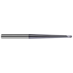 Harvey Tool - Ball End Mills; Mill Diameter (Inch): 1/16 ; Mill Diameter (Decimal Inch): 0.0620 ; Number of Flutes: 2 ; Length of Cut (Decimal Inch): 0.0500 ; Material: Solid Carbide ; Overall Length (Inch): 2 - Exact Industrial Supply
