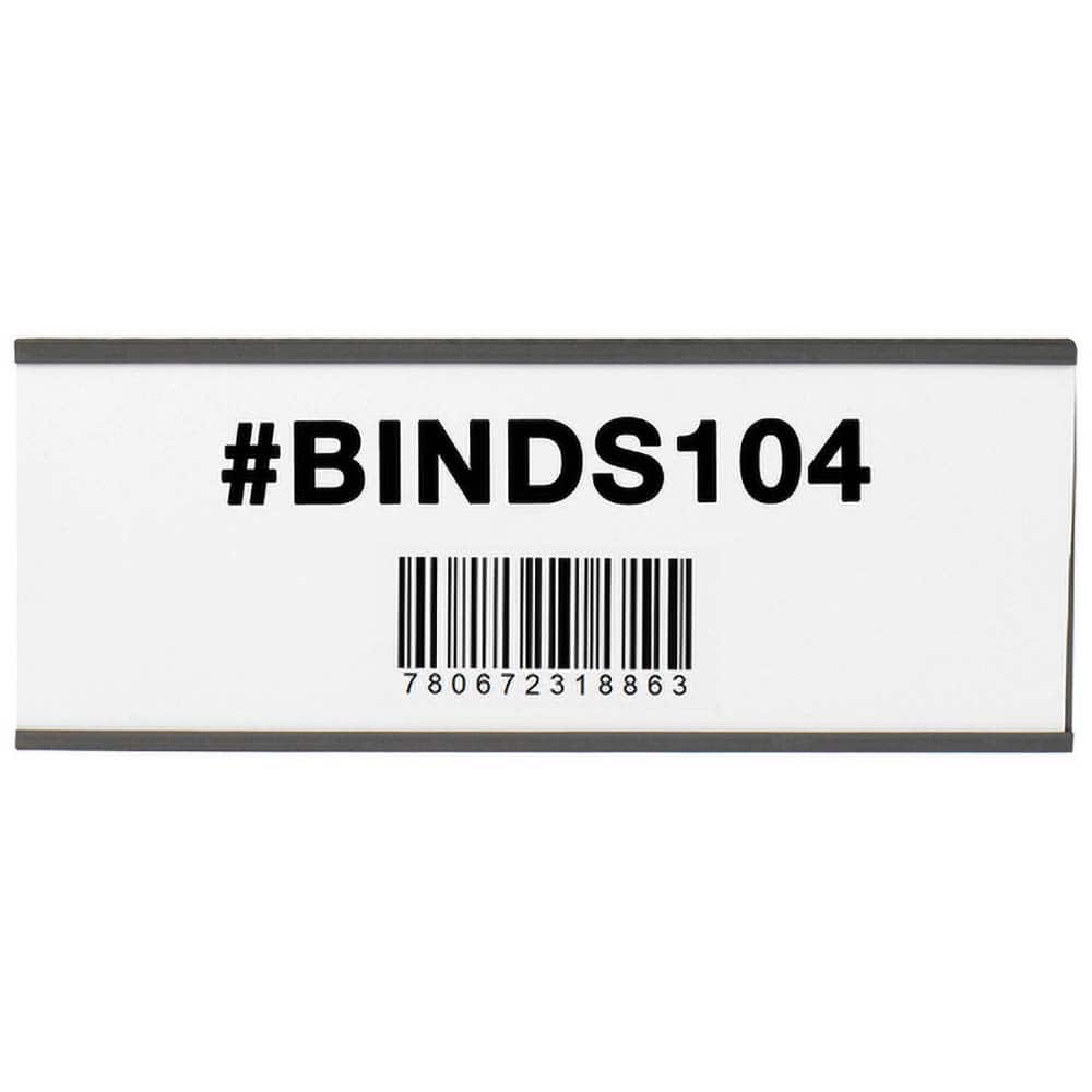 Value Collection - Label Holders Backing: Magnetic Width (Inch): 6 - USA Tool & Supply
