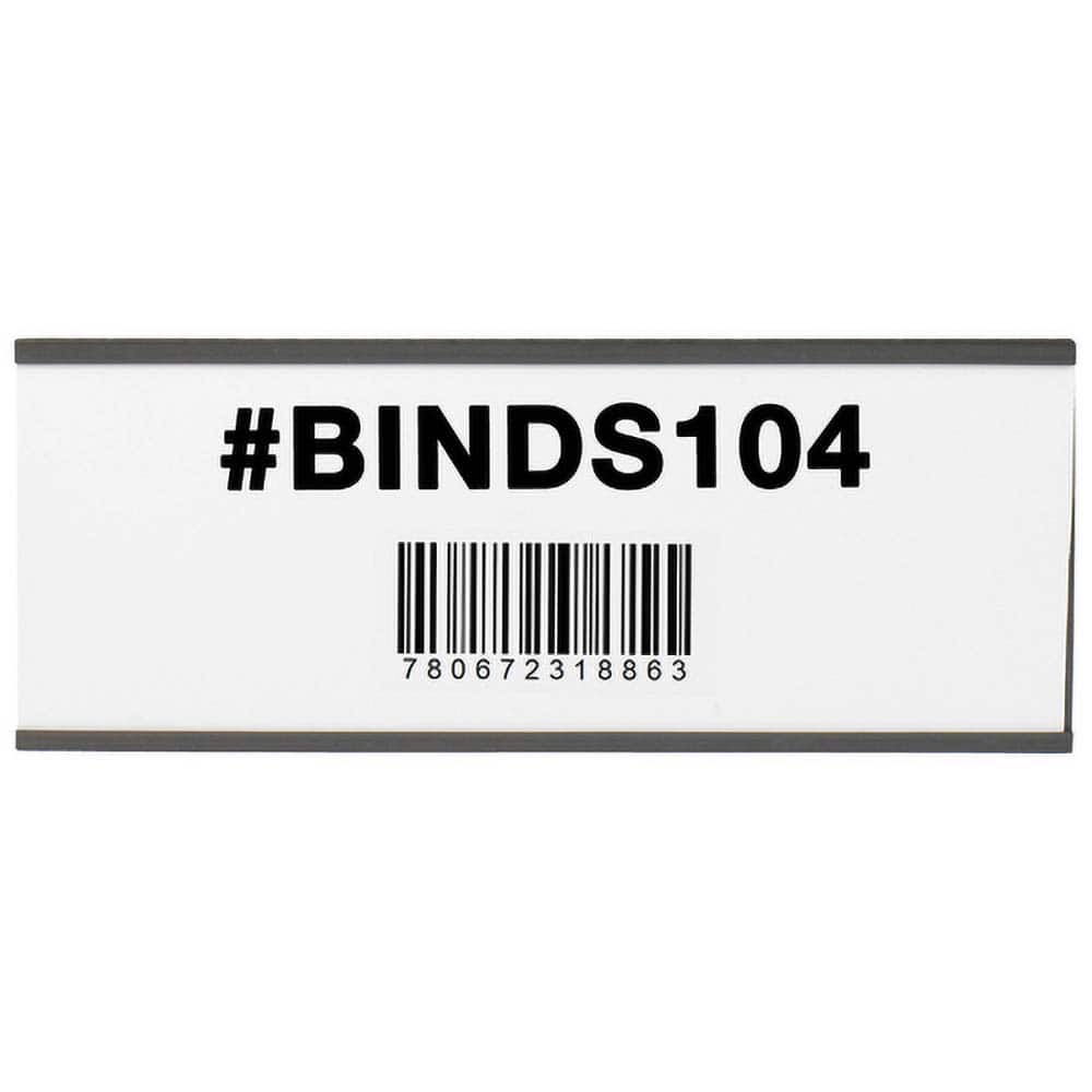 Value Collection - Label Holders Backing: Magnetic Width (Inch): 8 - USA Tool & Supply