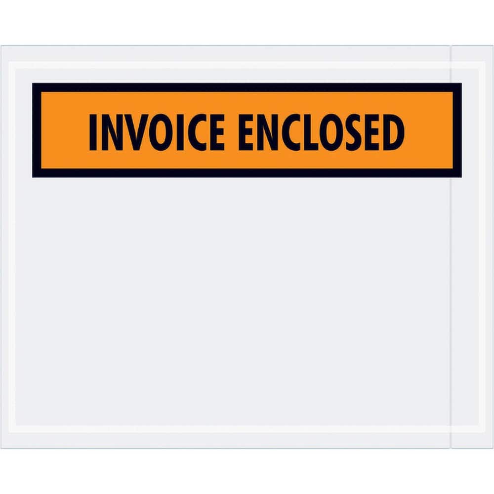 Tape Logic - Mailers, Sheets & Envelopes Type: Invoice Enclosed Envelopes Style: Envelope - USA Tool & Supply